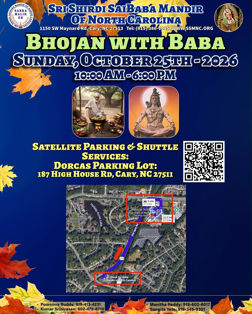 Bhojan with Baba Map